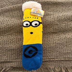 Minions Sherpa Lined Socks